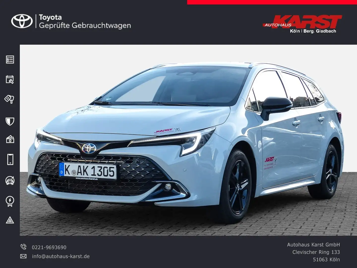 Toyota Corolla 2.0 l Hybrid TS. Teamplayer Car Play Grau - 1