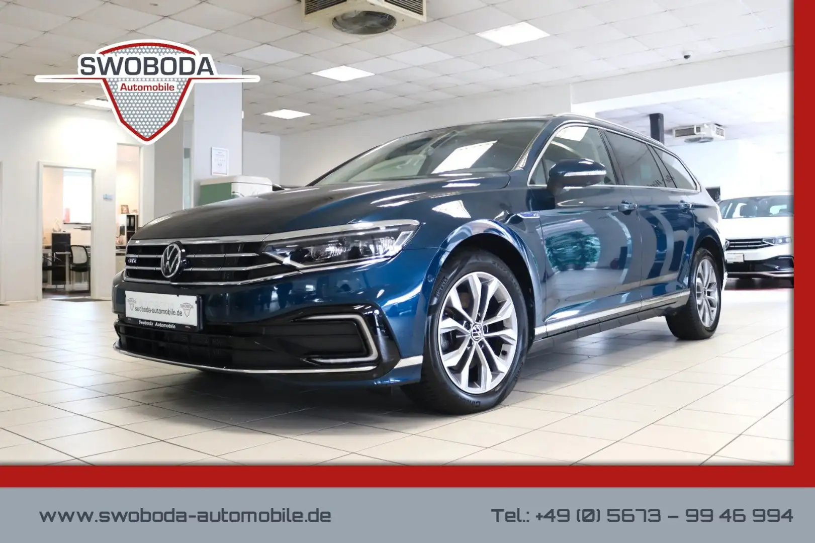 Volkswagen Passat Variant Passat GTE HUD Matrix Pano STHZ *MOTORSCHADEN* Bleu - 1