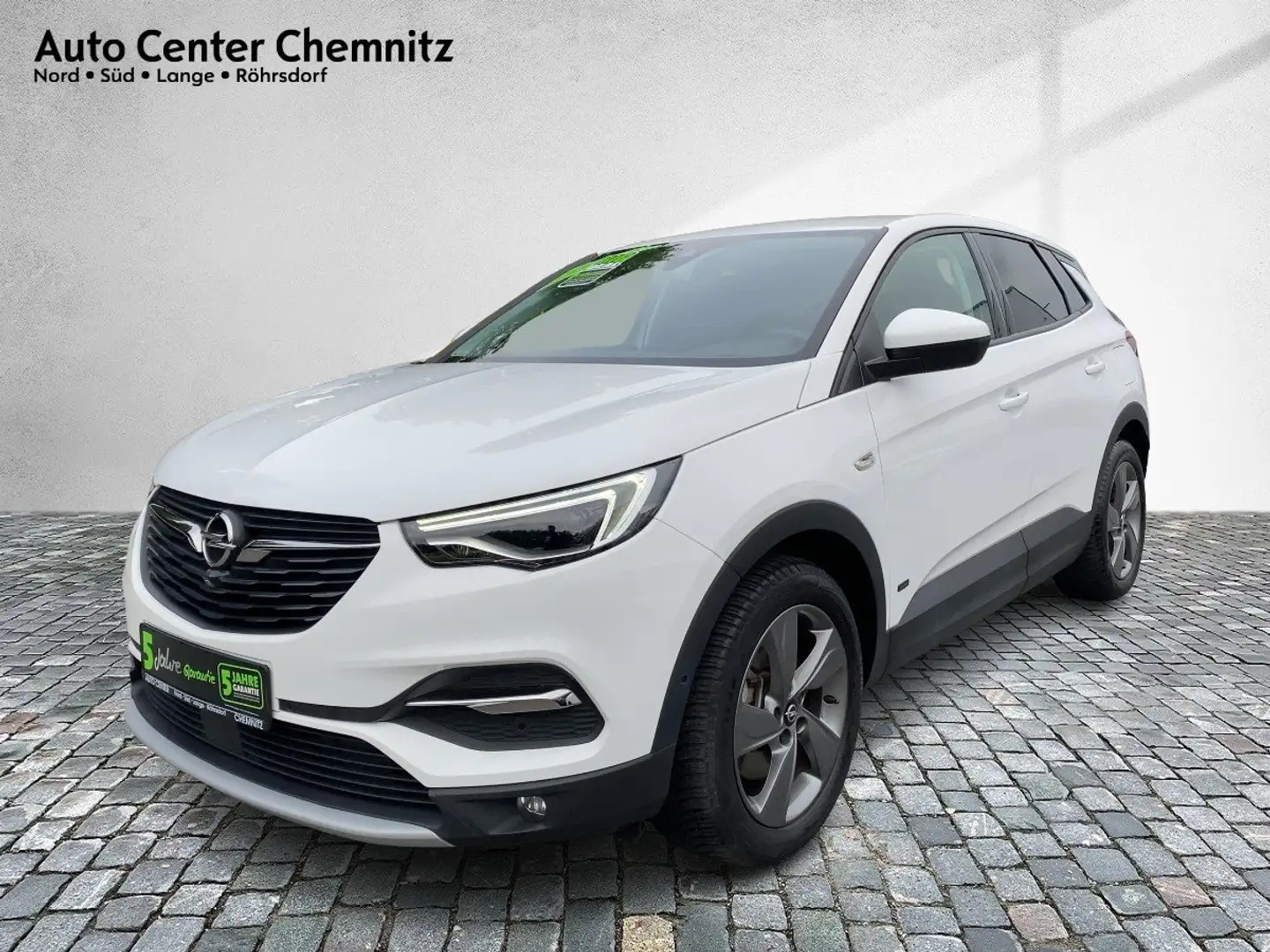 Opel Grandland AT8 Hybrid Elegance AHK/LED/Navi/Leder Blanc - 2