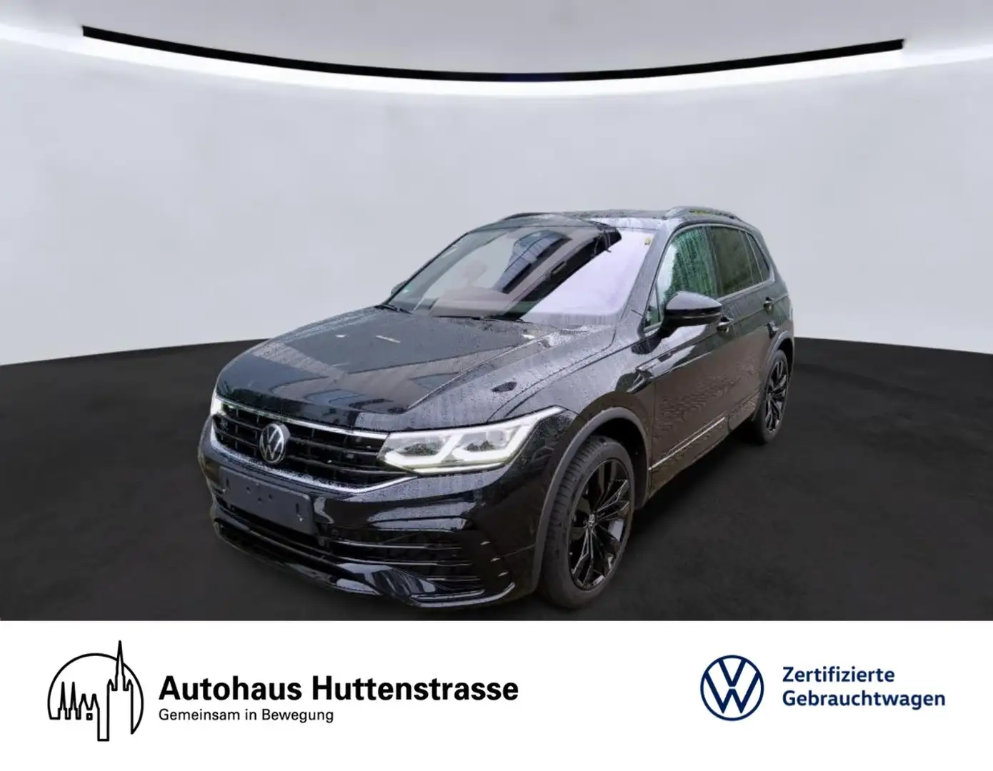 Volkswagen Tiguan 2.0 TSI DSG 4M R-Line HARMAN DCC PANO AHK Schwarz - 1
