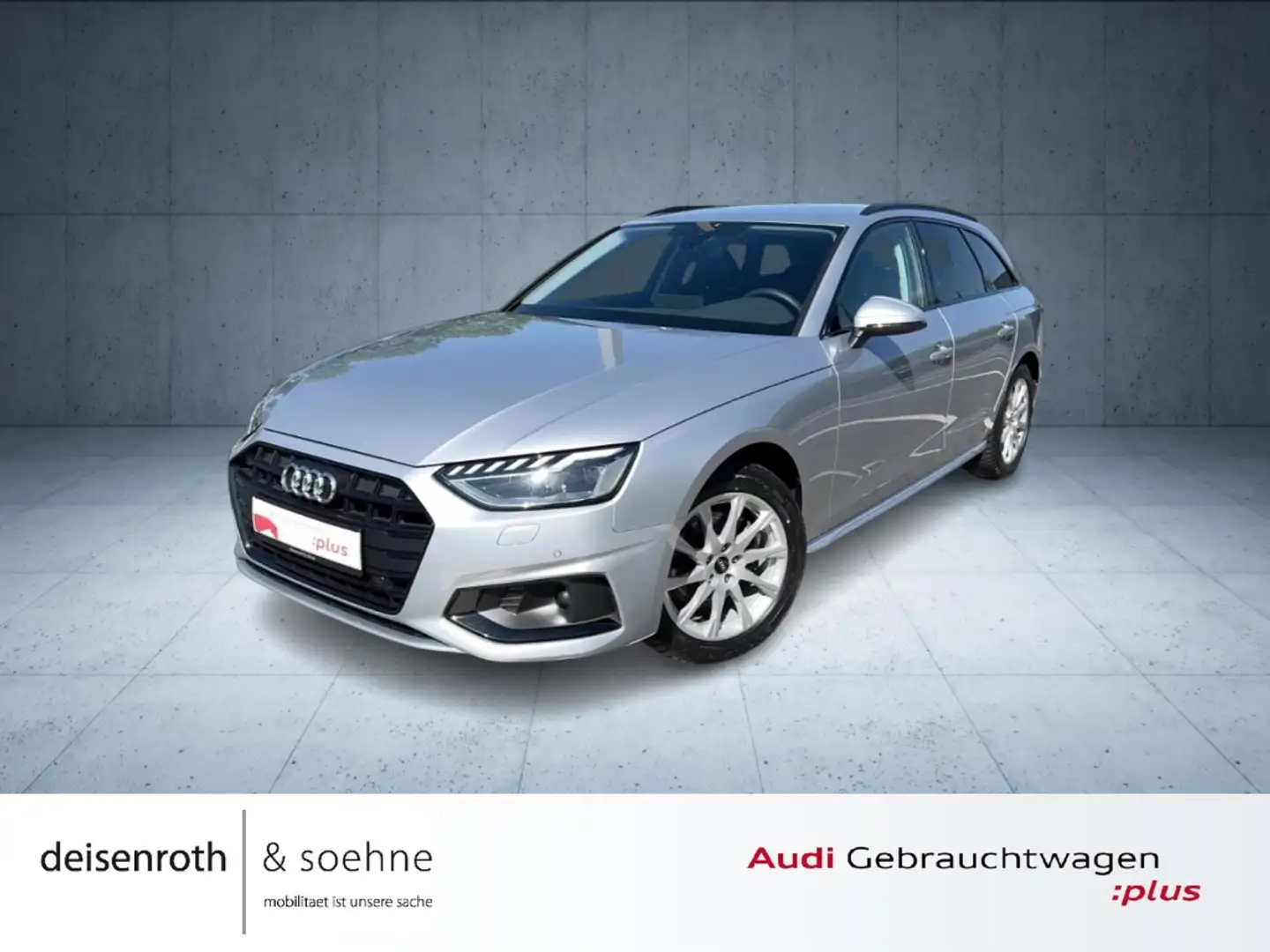 Audi A4 Avant advanced 35 TDI AHK/LED/Nav/ACC/Assist/Busin Silber - 1