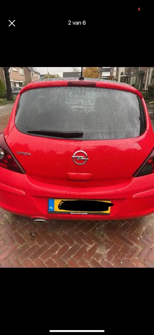 Opel Corsa 1.2 EcoF. LPG Sel. Rojo - 2