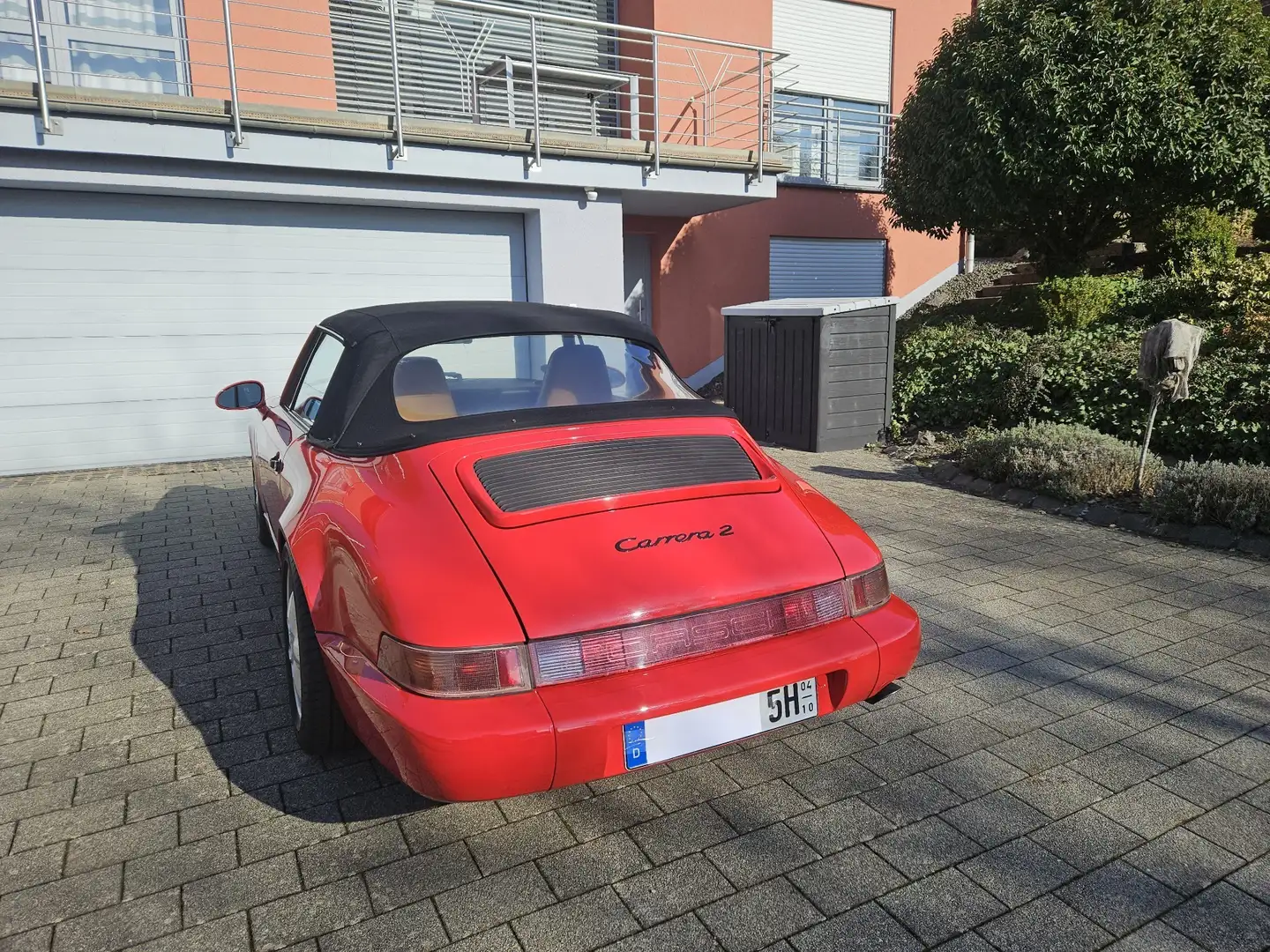 Porsche 964 Carrera 2 Cabrio Rot - 2