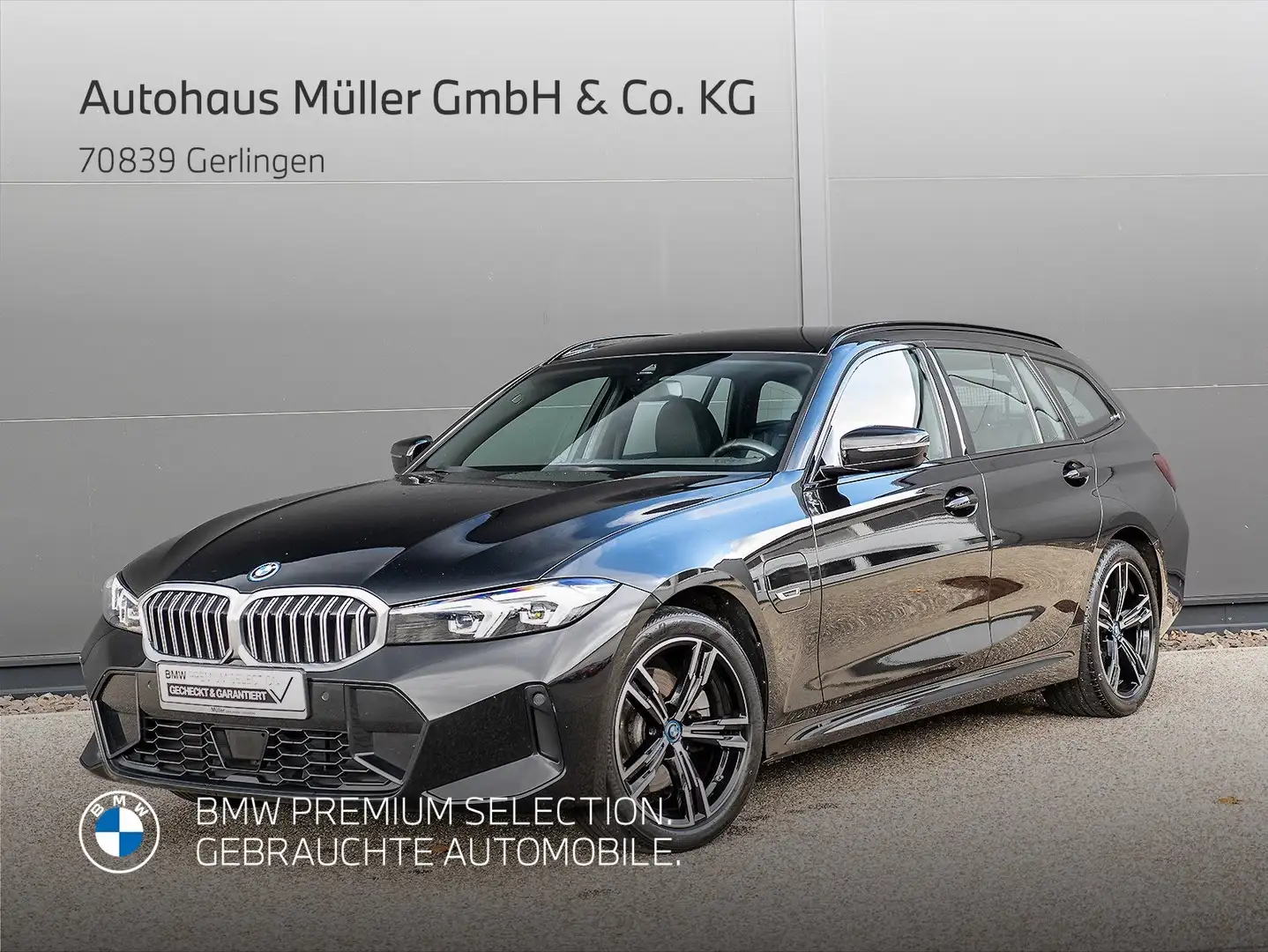 BMW 330 e xDrive Touring M Sportpaket HUD AHK ACC 1VB Kame Schwarz - 1
