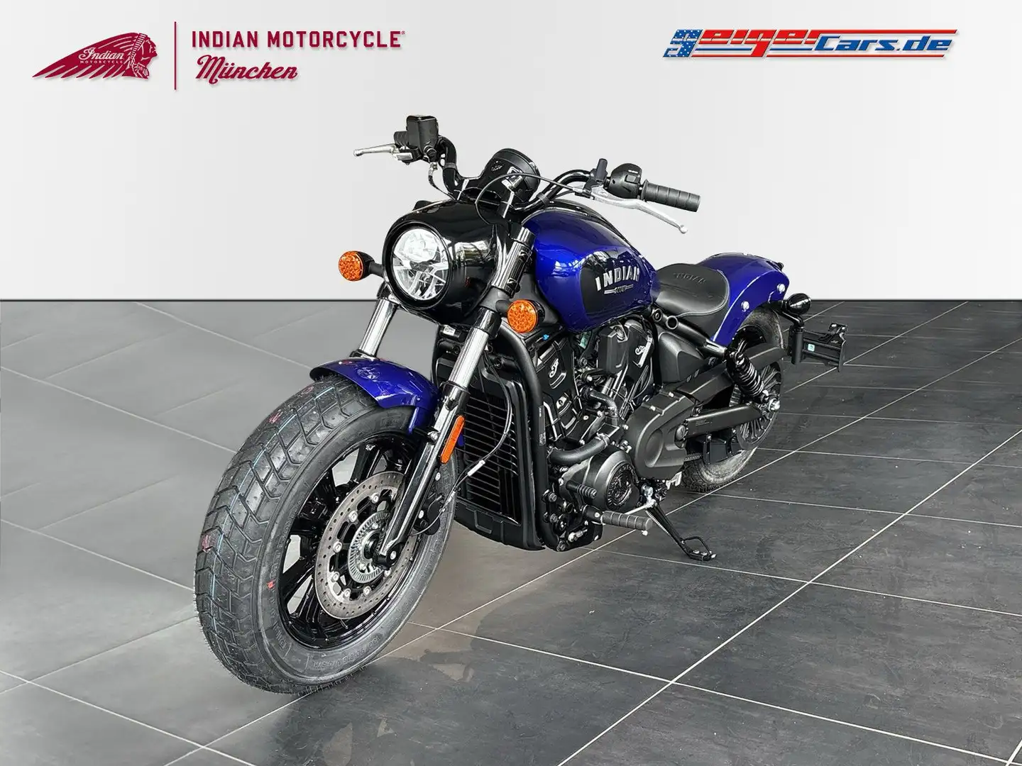 Indian Scout Bobber Limited + Tech 2025! Sofort ! Modrá - 1