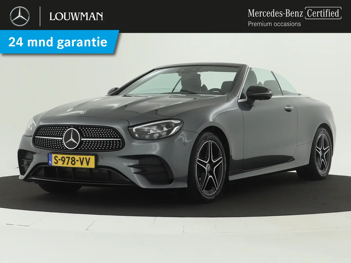 Mercedes-Benz E 200 Cabrio AMG Line | Rijassistentie pack | Burmester Gris - 1