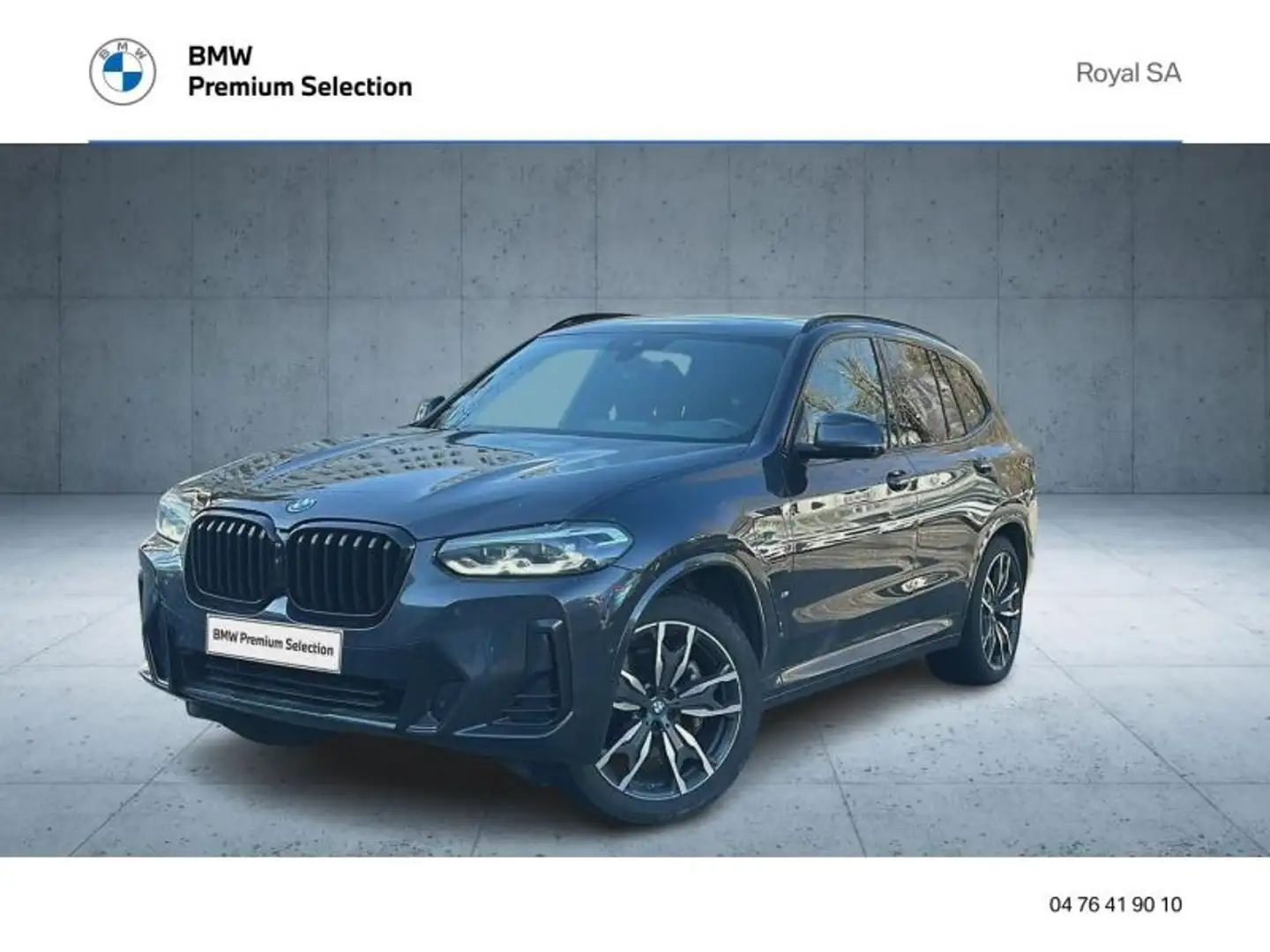 BMW X3 xDrive30e 292ch M Sport Gris - 1