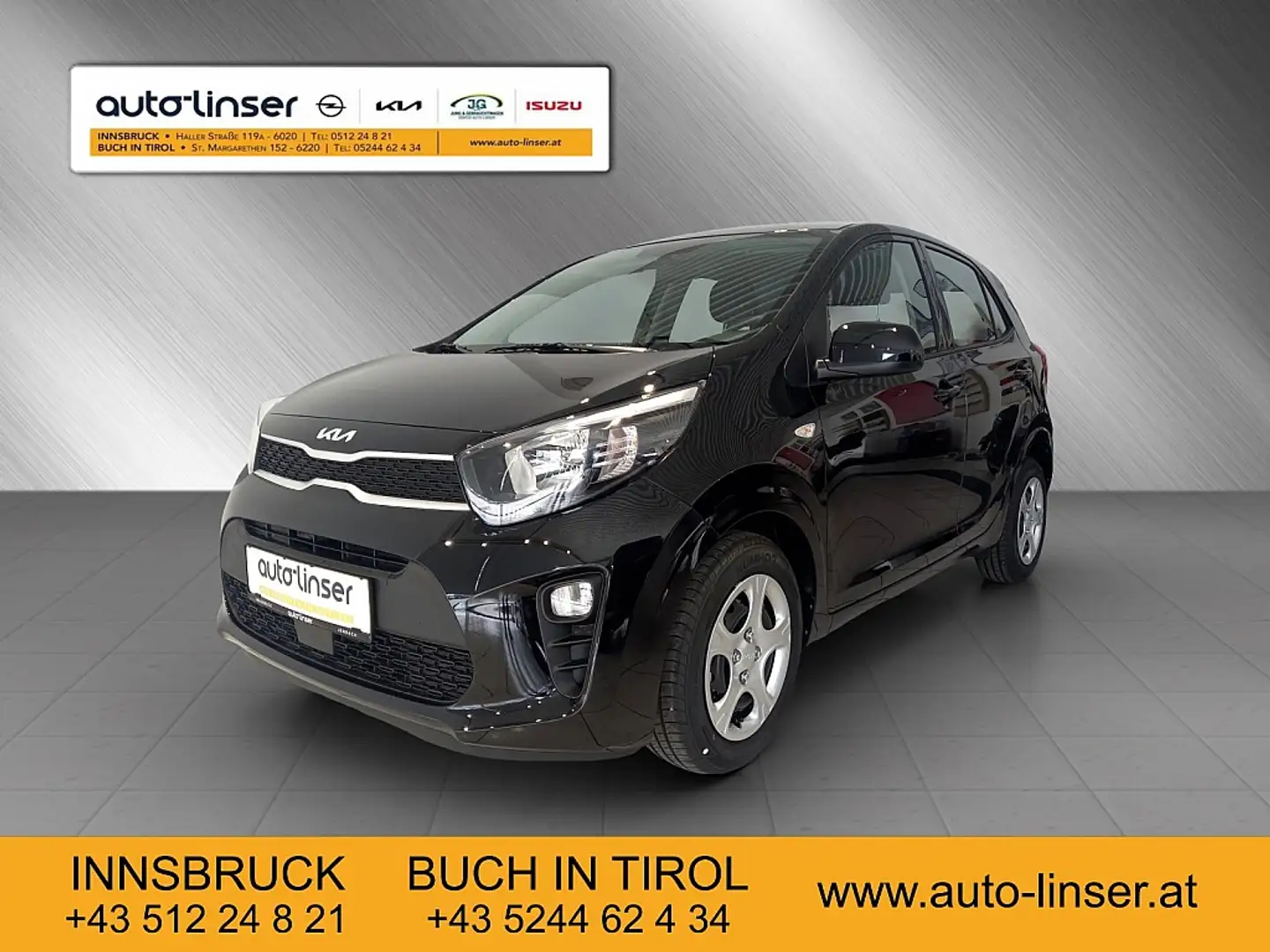Kia Picanto Picanto 1,0 DPI ISG Titan Schwarz - 1