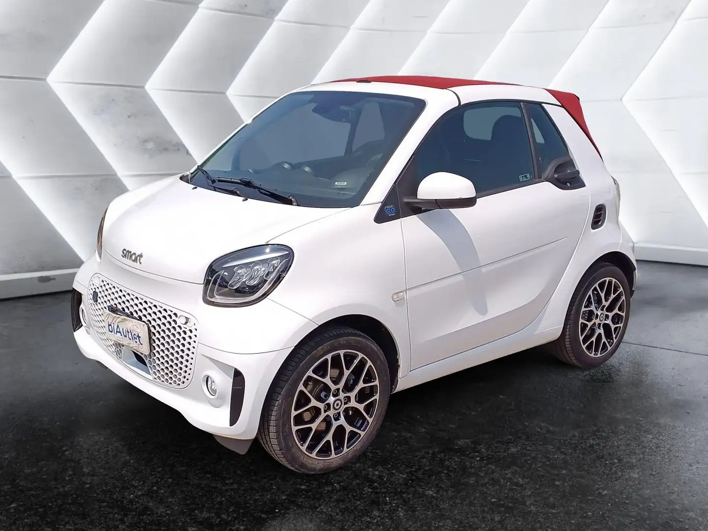 smart forTwo Cabrio eq Prime 22kW Bianco - 1