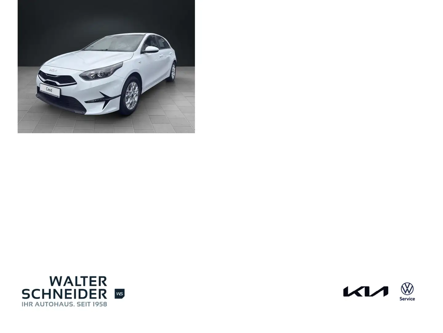 Kia Ceed / cee'd CEED 1.5T 140 DCT7 VISION KOMF+ Blanc - 1