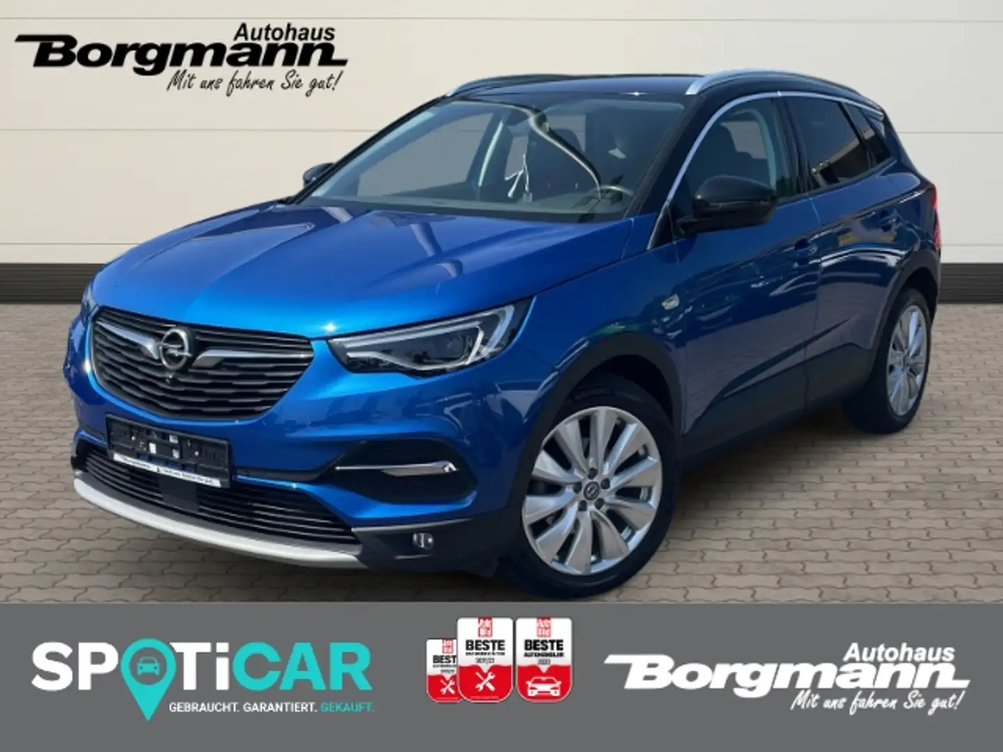Opel Grandland Ultimate 2.0 Anhängerkupplung - Navi - Rückfahrkam Modrá - 1
