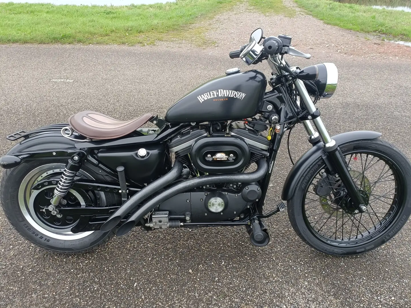 Harley-Davidson Sportster 883 Omgebouwd naar 1200cc Zwart - 2
