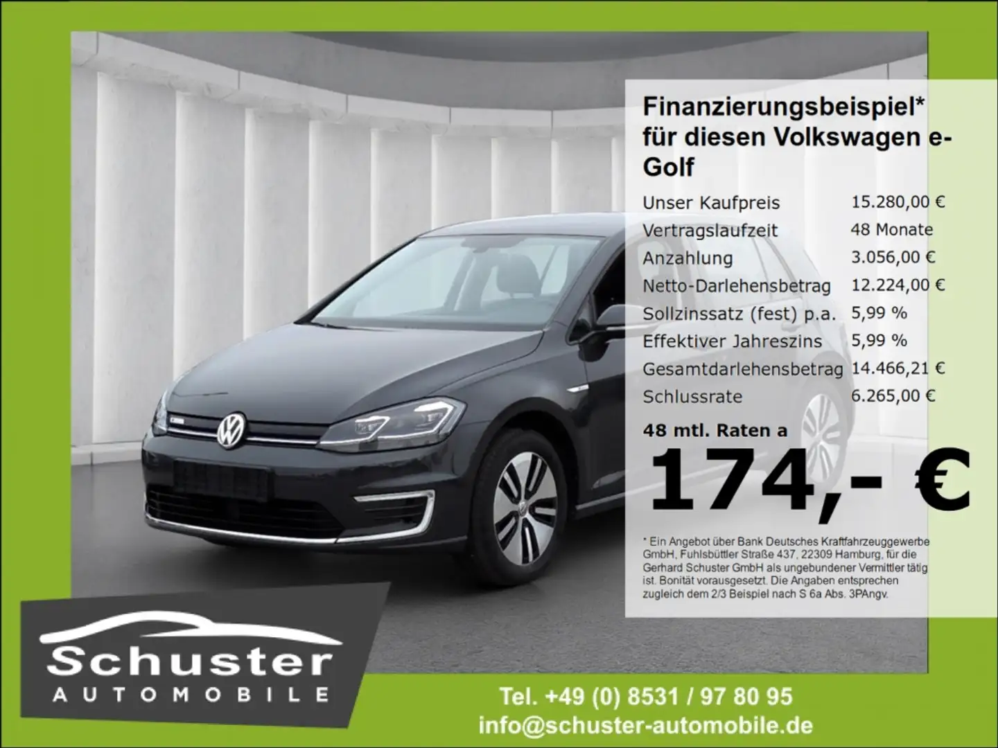 Volkswagen e-Golf *ACC LED Dynaudio Navi digCockp PDCv+h Grau - 1