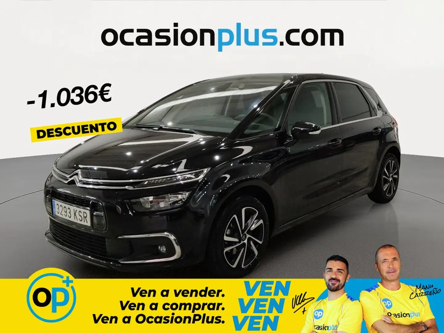 Citroen C4 Spacetourer 1.5BlueHDI S&S Feel 130 Negro - 1