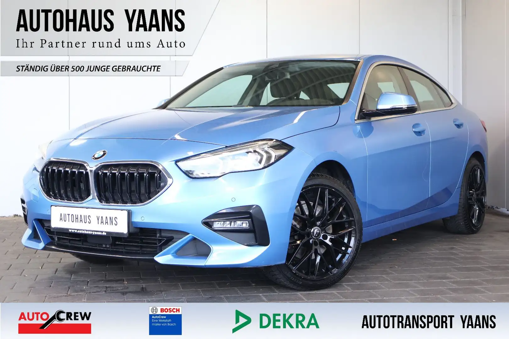 BMW 218 Gran Coupé Sport Line AID+LANE+LED+18"+AHK Bleu - 1