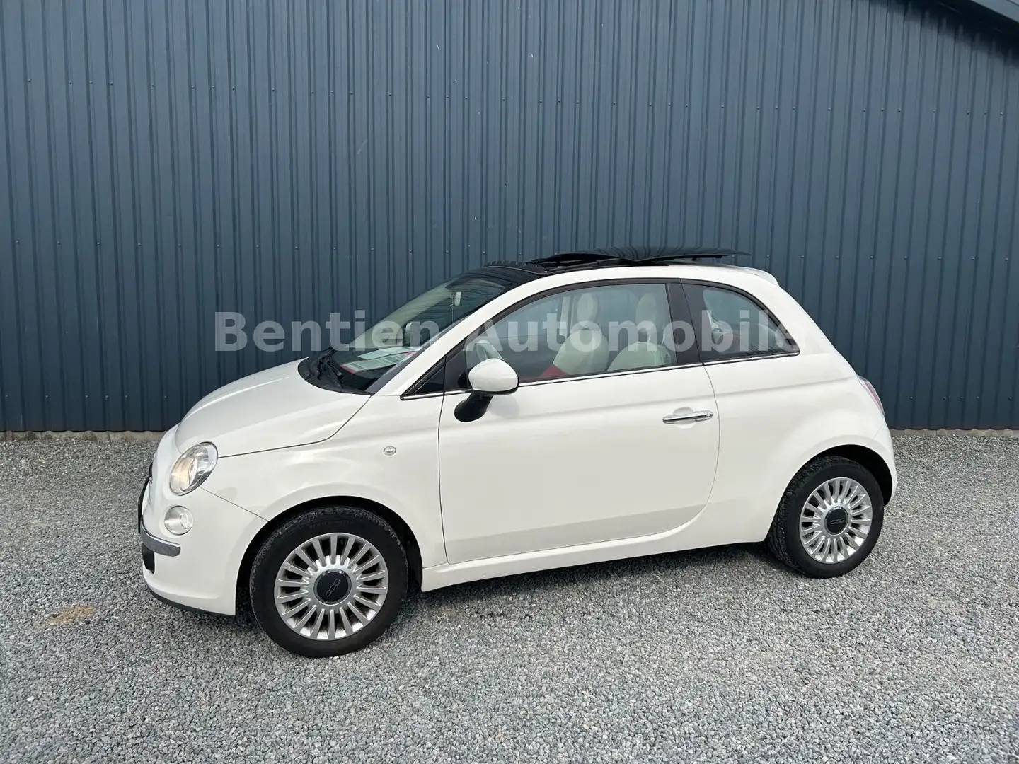 Fiat 500 Klima, el.Schiebedach,Alu mit Ganzjah Blanc - 1