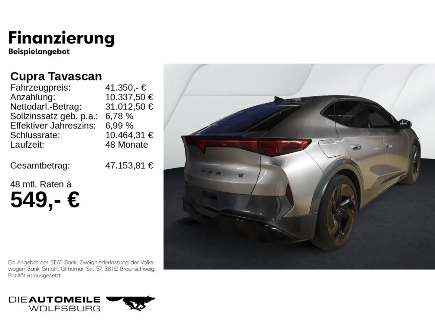 CUPRA Tavascan 4Drive VZ Matrix/Pano/HeadUp/ACC Beige - 2