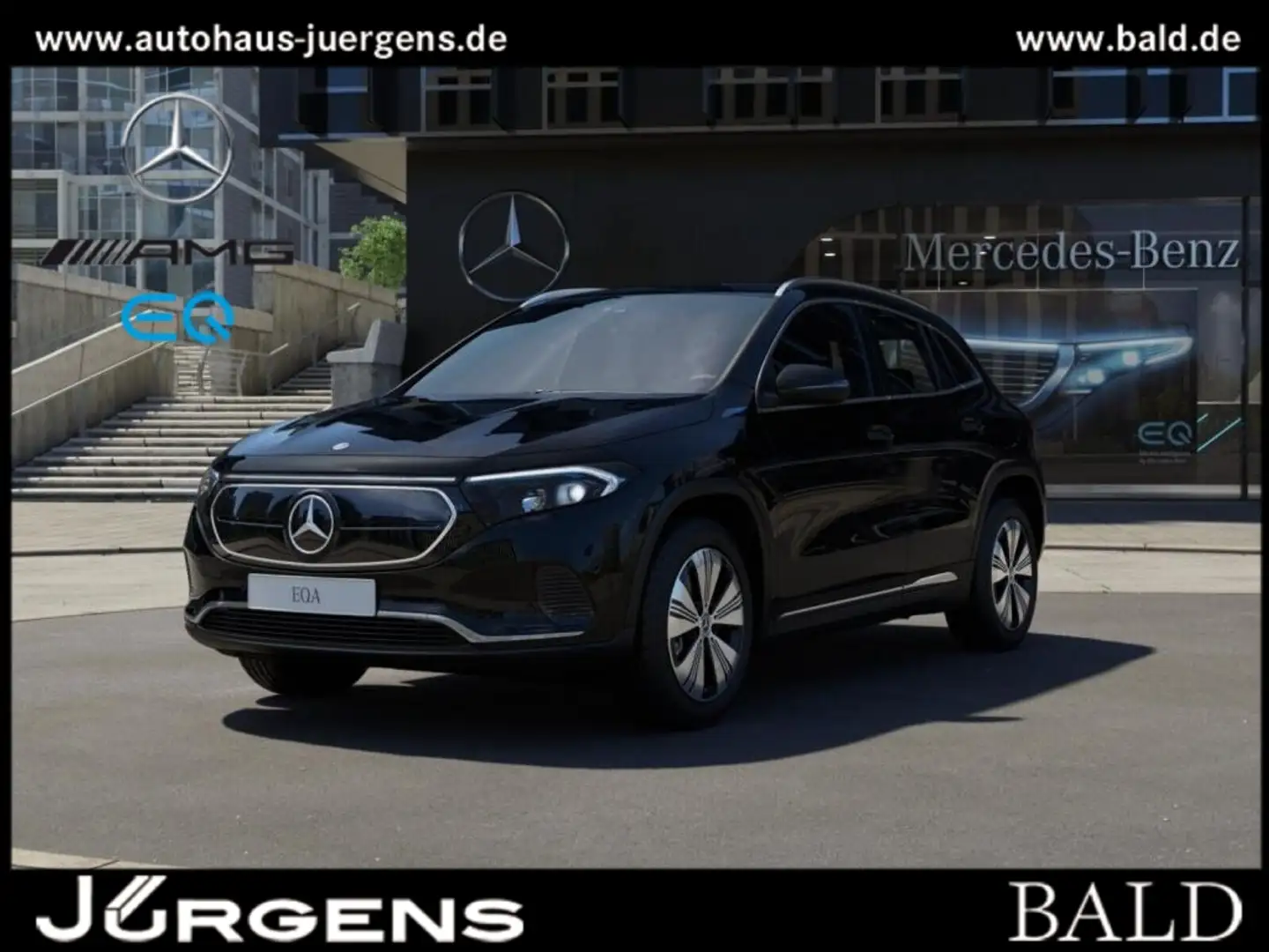 Mercedes-Benz EQA 250 +Progressive+MBUX+LED+Wide+AHK+Cam+Totw Чорний - 2
