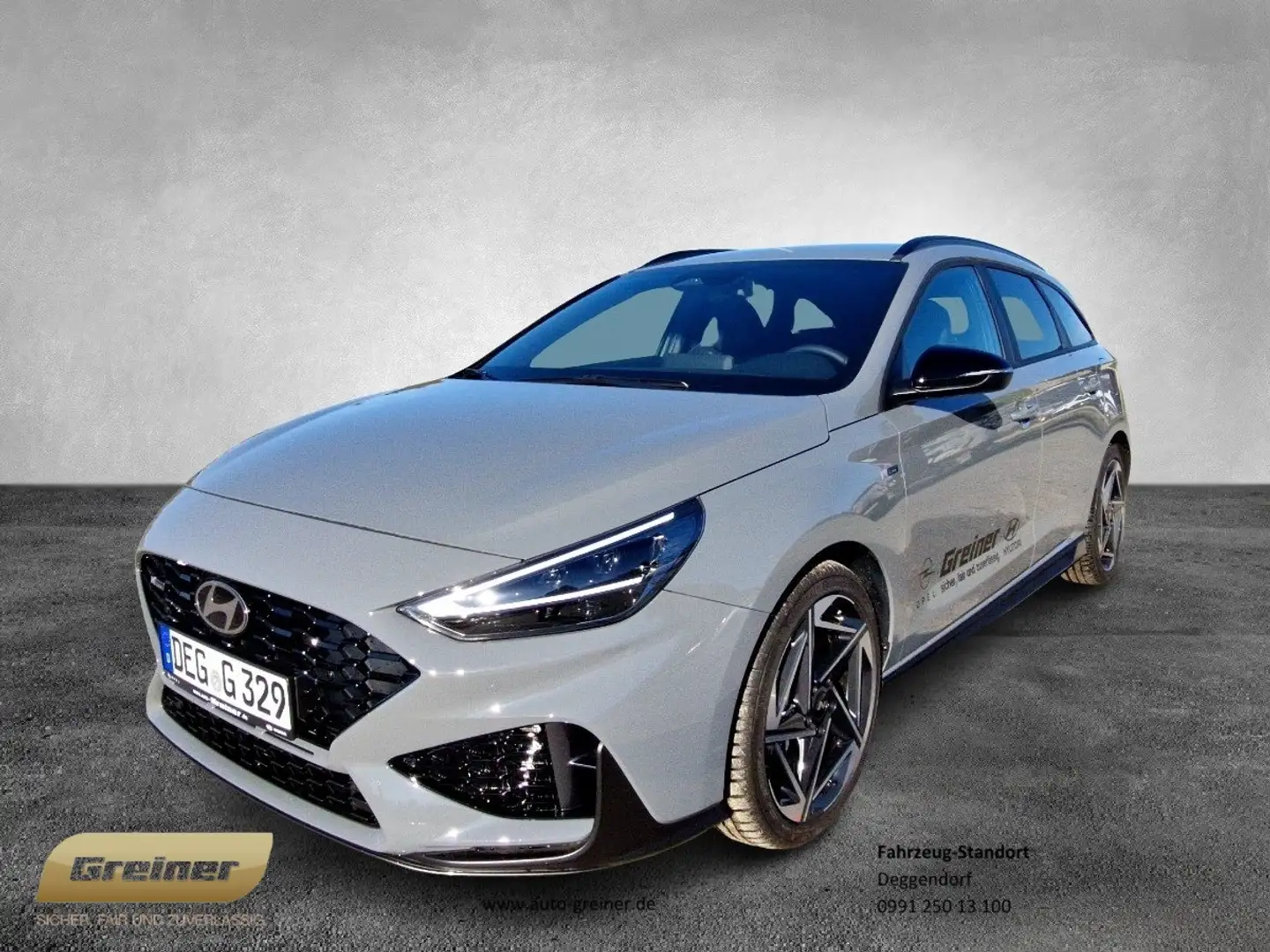 Hyundai i30 Kombi 1.5 T-GDI 48V N Line NAVI|KAMERA|SHZ Grijs - 1