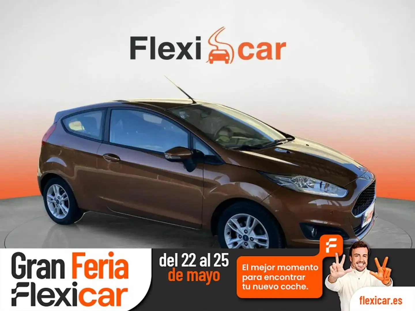 Ford Fiesta 1.0 EcoBoost Trend Powershift Naranja - 2