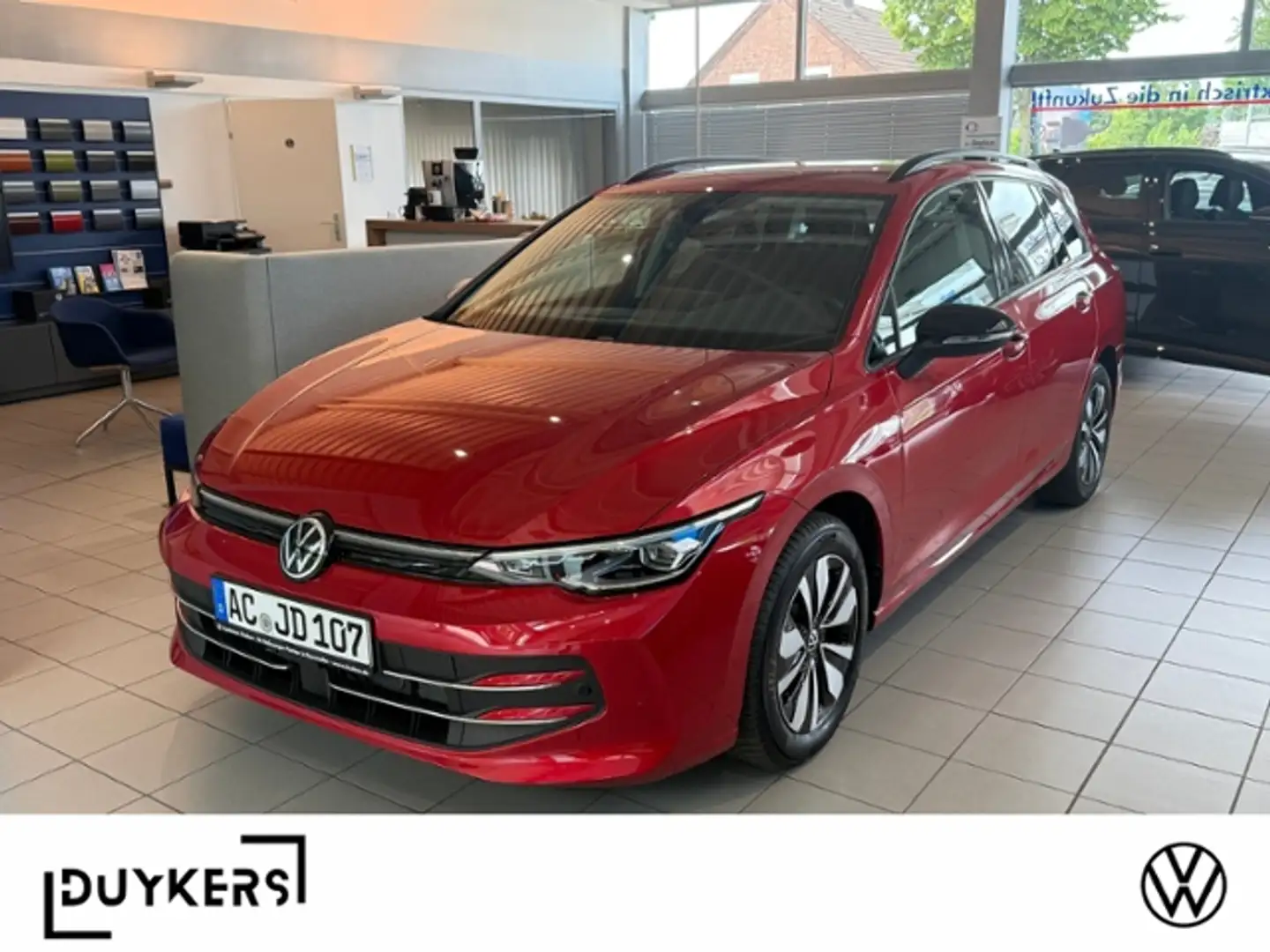 Volkswagen Golf Variant 1.5 eTSI DSG GOAL AHK RFK NAVI GJR Rot - 1