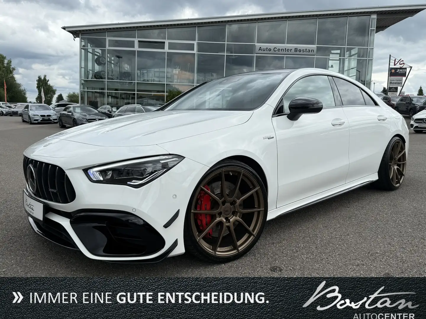 Mercedes-Benz CLA 45 AMG PANO/KLAPPE/NIGHT/MULTIBEAM/KAMERA Weiß - 1