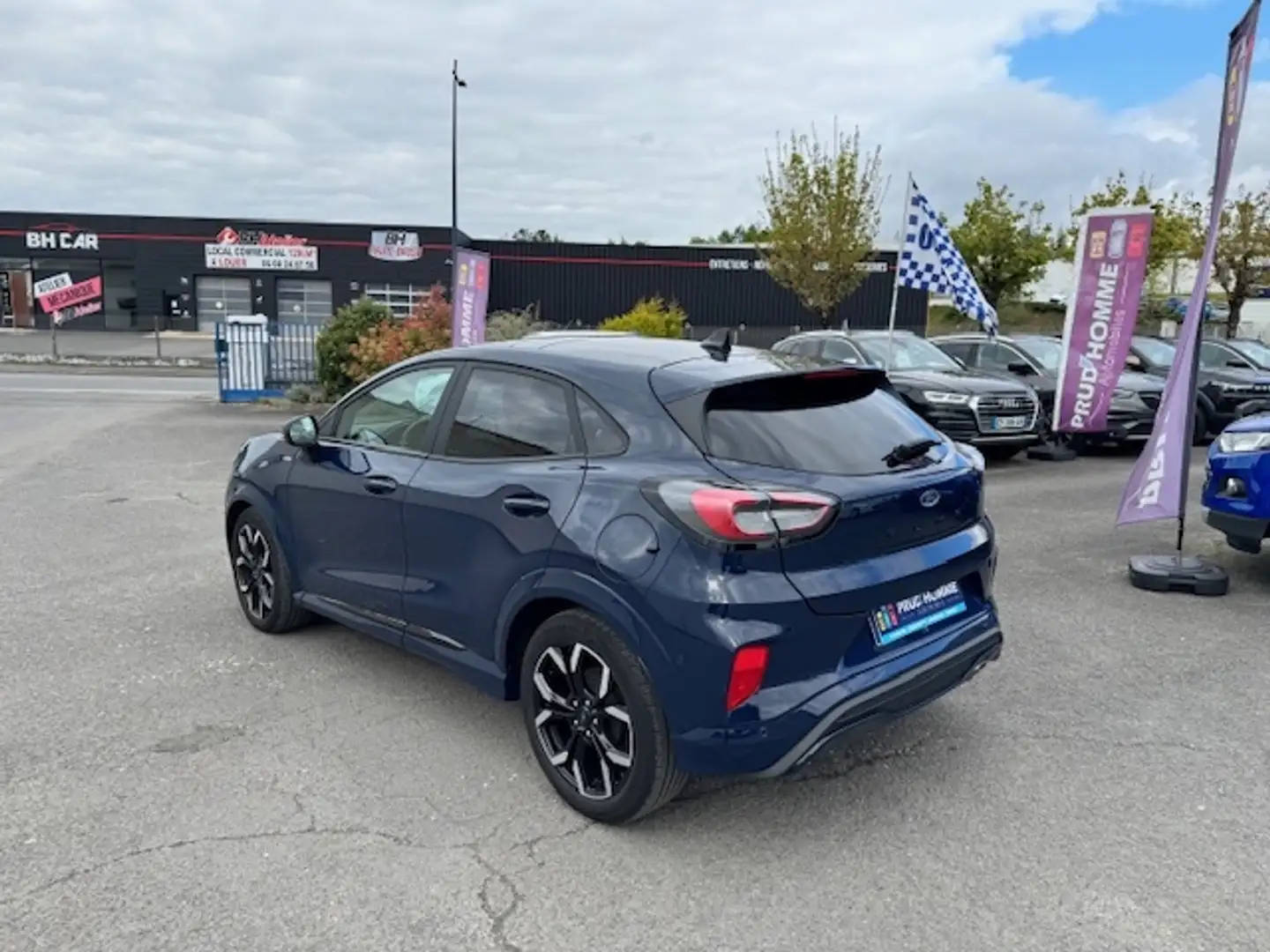 Ford Flex 1.0 FLEXIFUEL 125CH S\u0026S MHEV ST-LINE X   TOIT OUVRANT Azul - 2