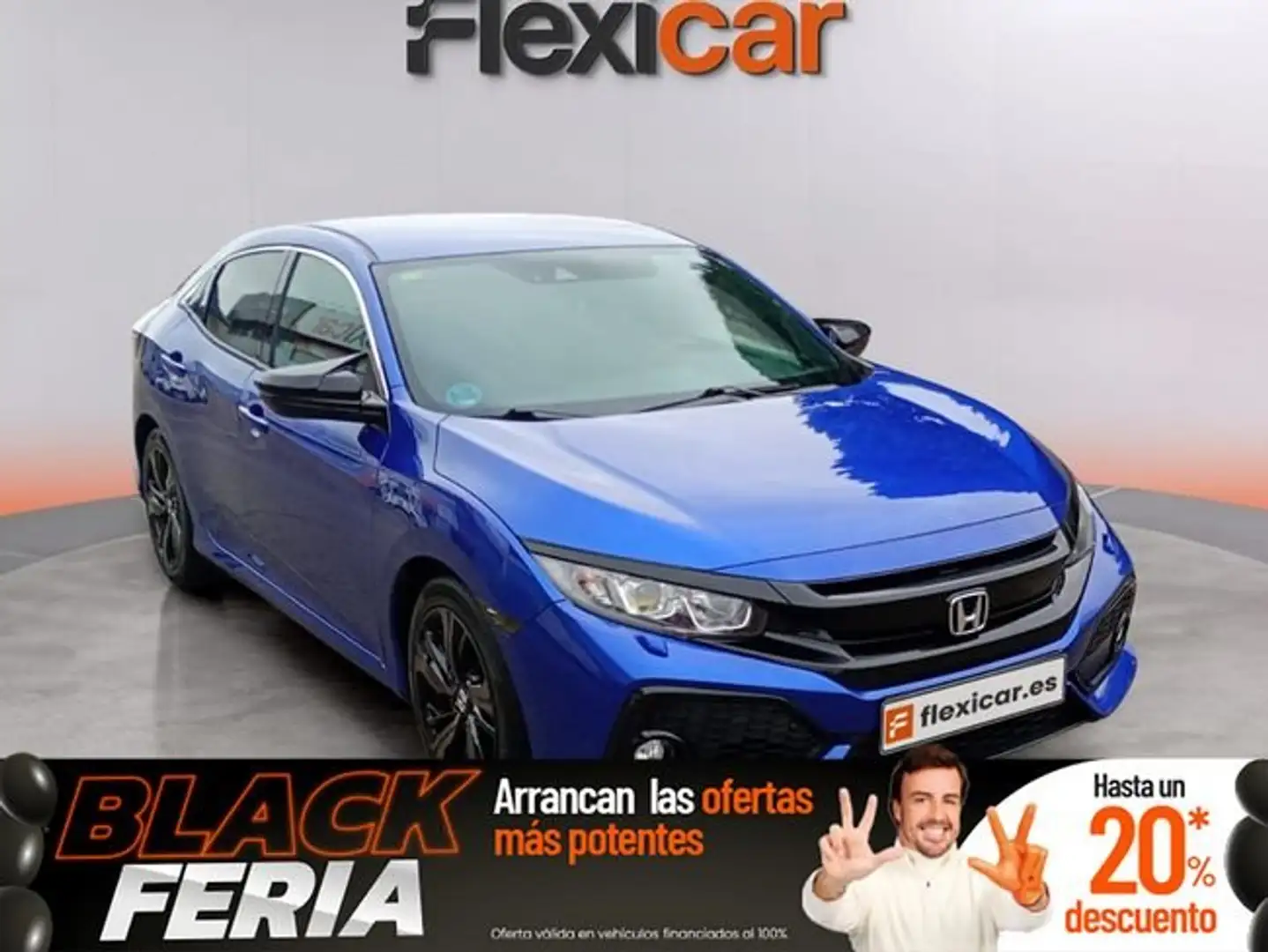 Honda Civic 1.0 VTEC Turbo Comfort Navi Bleu - 1