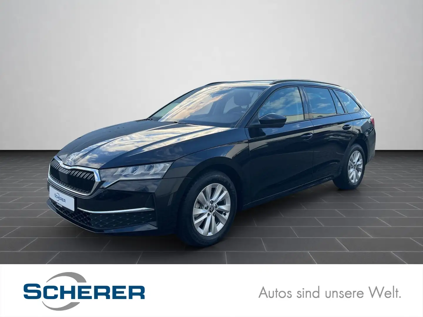 Skoda Octavia Combi 1,5 TSI DSG NAVI/LED/RFK/Sitzheizu Noir - 1