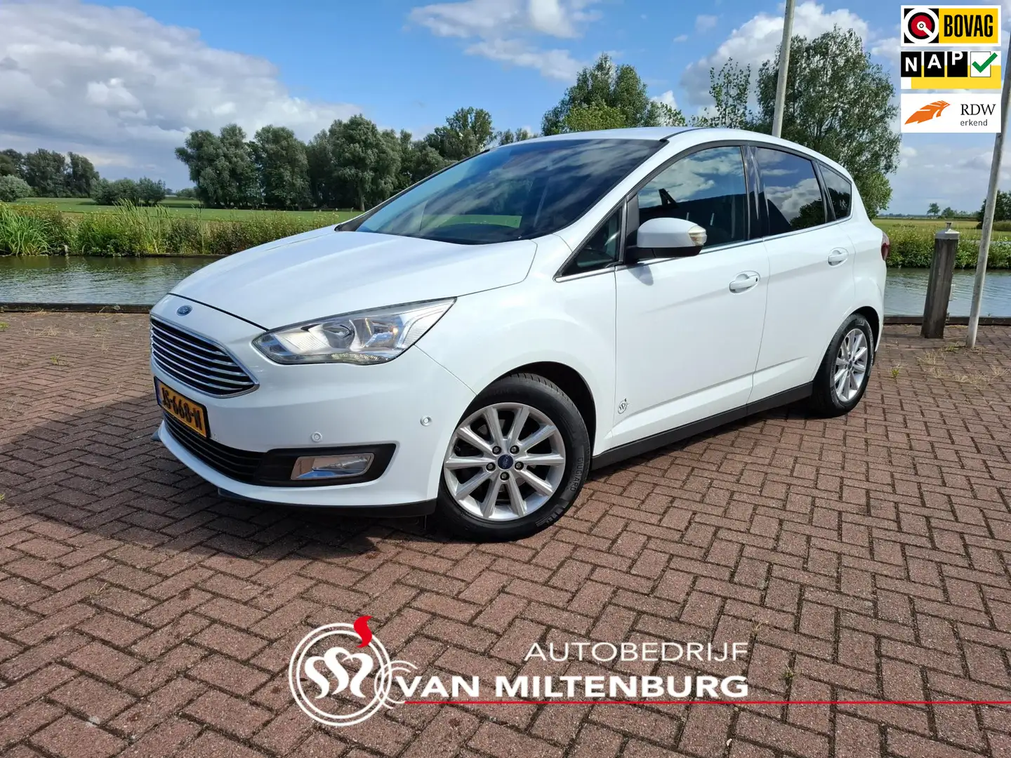 Ford C-Max 1.0 Titanium Clima Navi Stoel- Stuurverw. Trekhaak Wit - 1