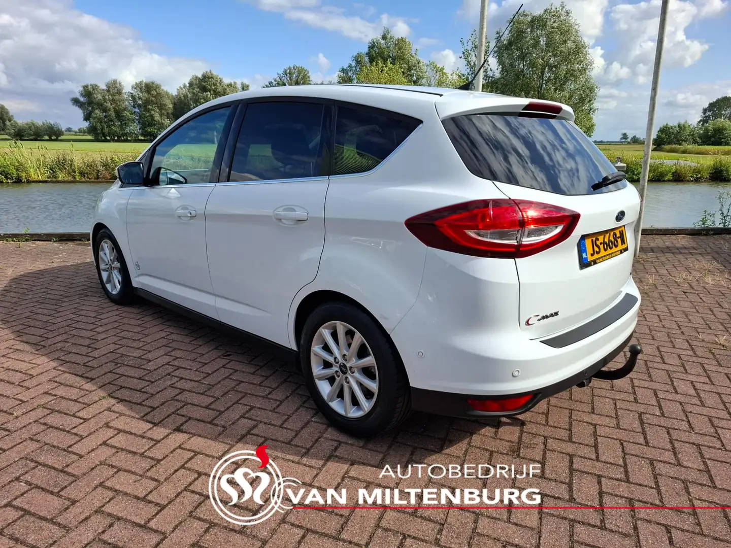 Ford C-Max 1.0 Titanium Clima Navi Stoel- Stuurverw. Trekhaak Wit - 2
