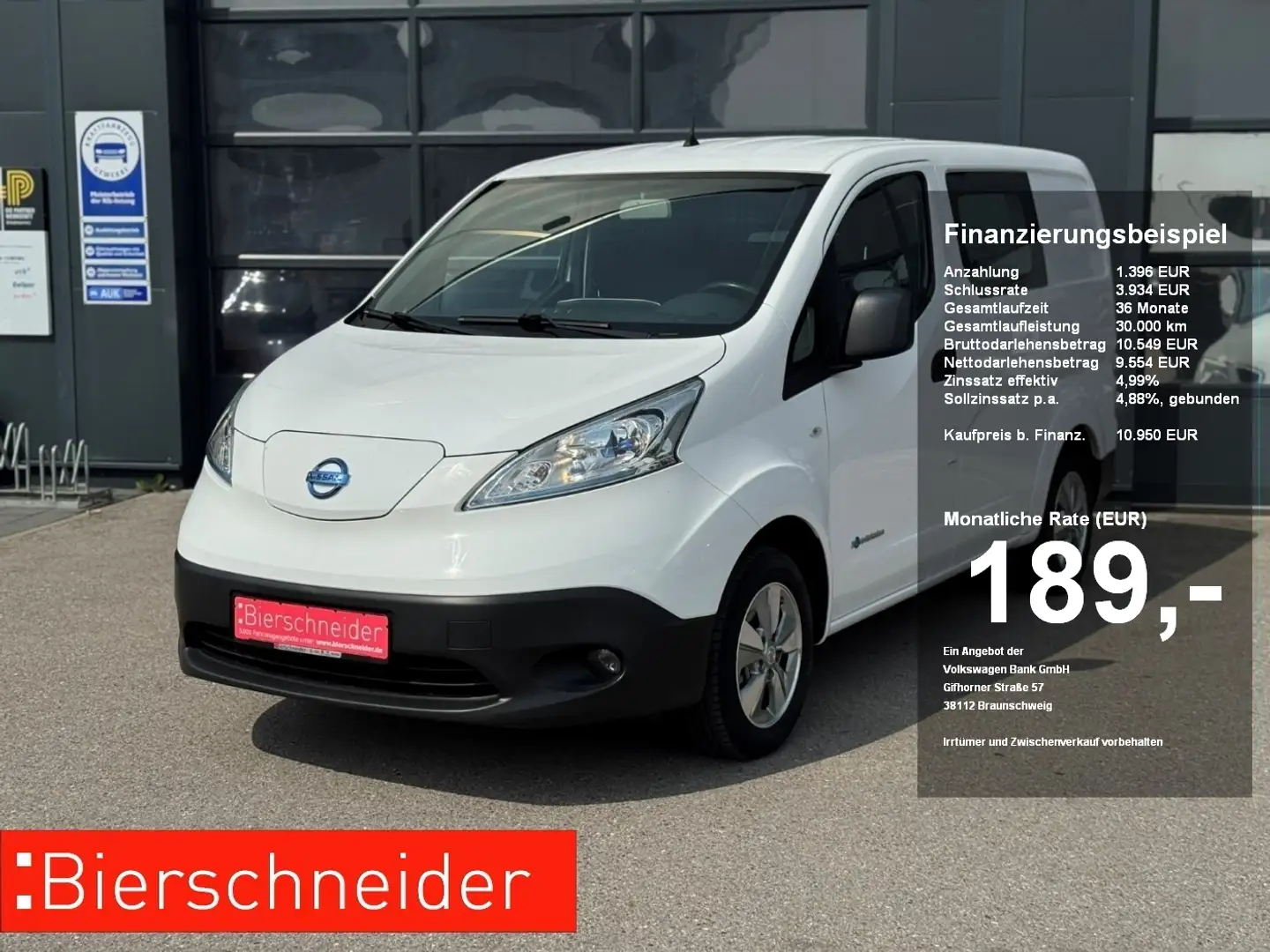 Nissan E-NV200 Evalia Comfort KAMERA SHZ GRA BLUETOOTH RADIO/CD Blanco - 1