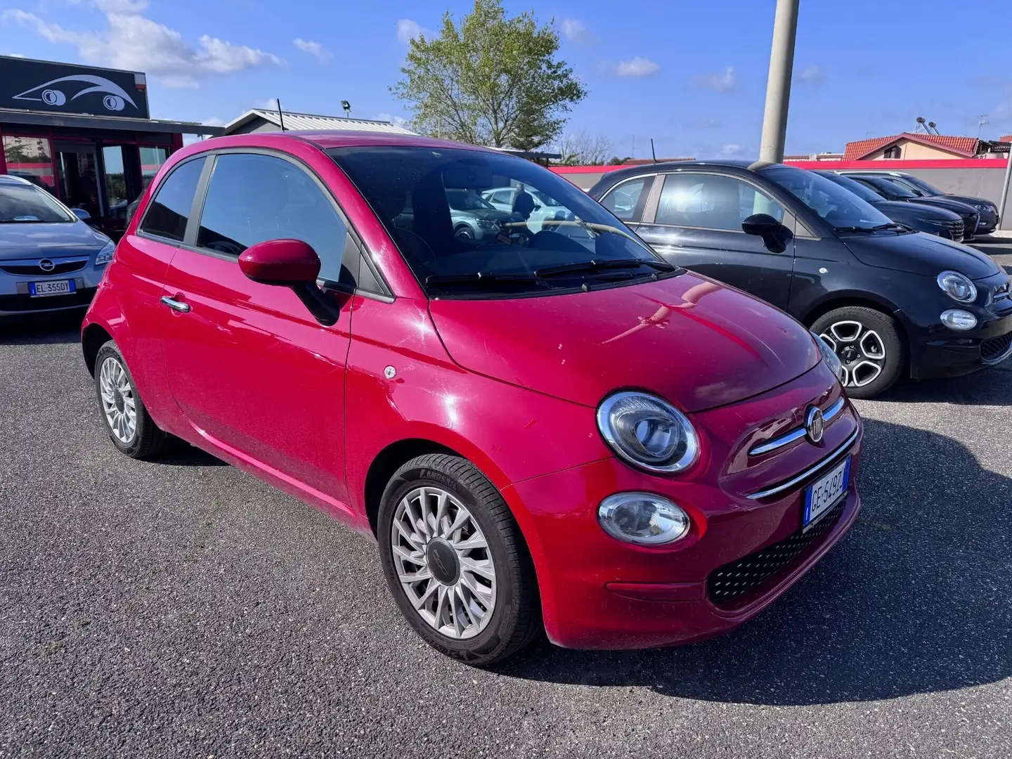 Fiat 500 1.0 Hybrid Lounge NAVI BLUETOOTH CARPLAY Rosso - 1