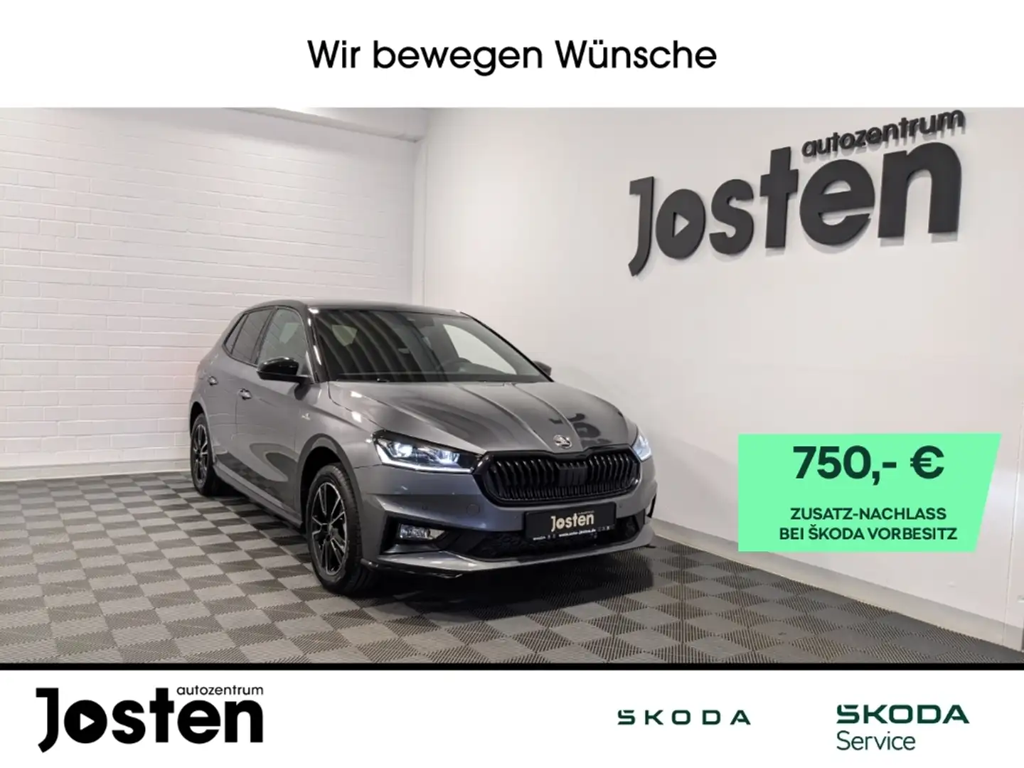 Skoda Fabia Monte Carlo 1.0TSI DigitalCockpit FahrAss+ Winter+ Gris - 1