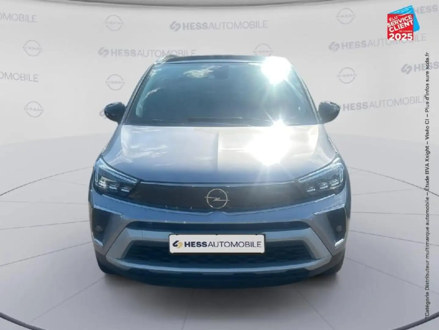 Opel Crossland 1.2 Turbo 130ch  Ultimate BVA GPS Camera Attelage Gris - 2