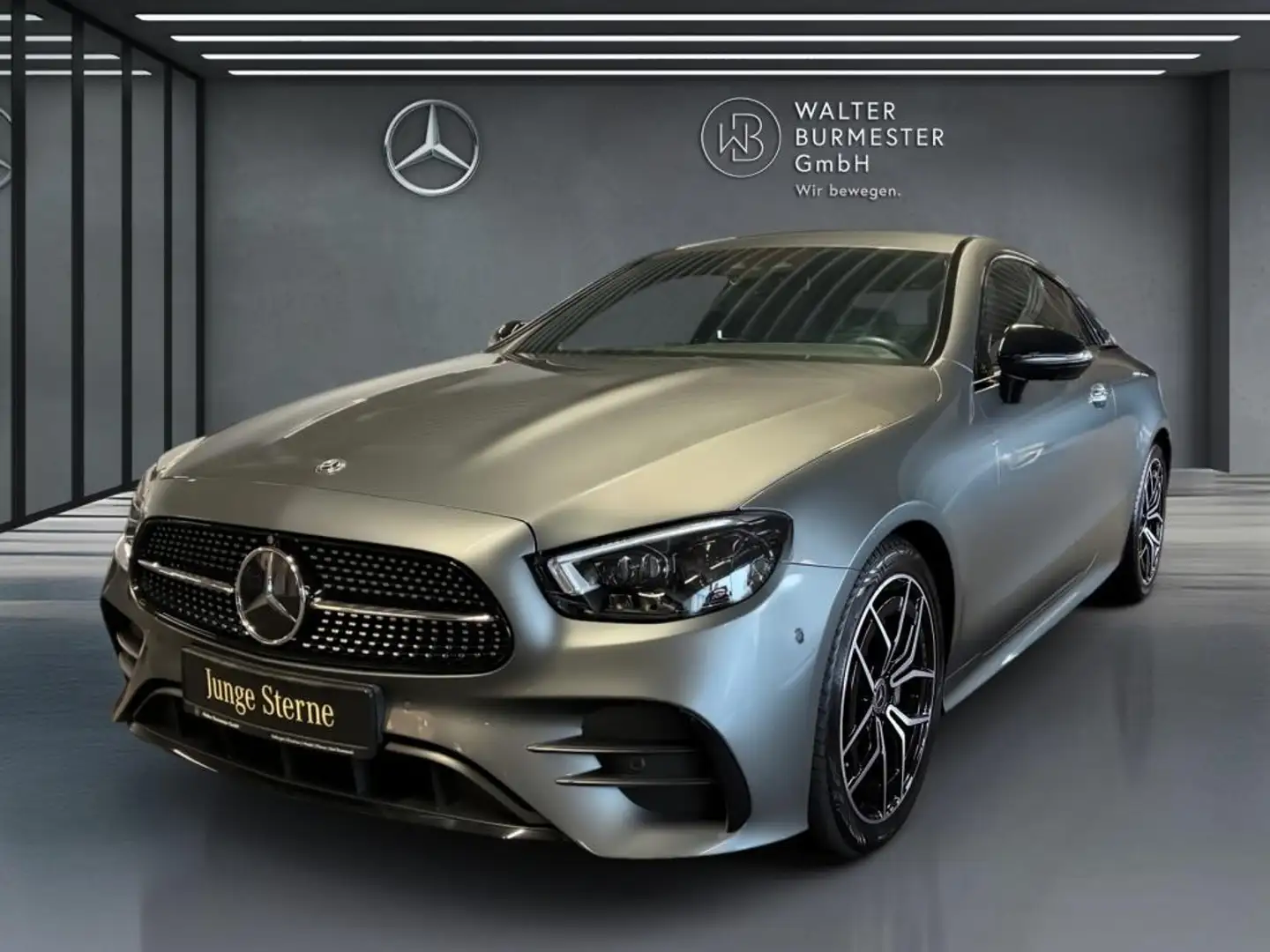 Mercedes-Benz E 220 d Coupé +AMG+Distronic+Keyless+360°+Alarm Grey - 2