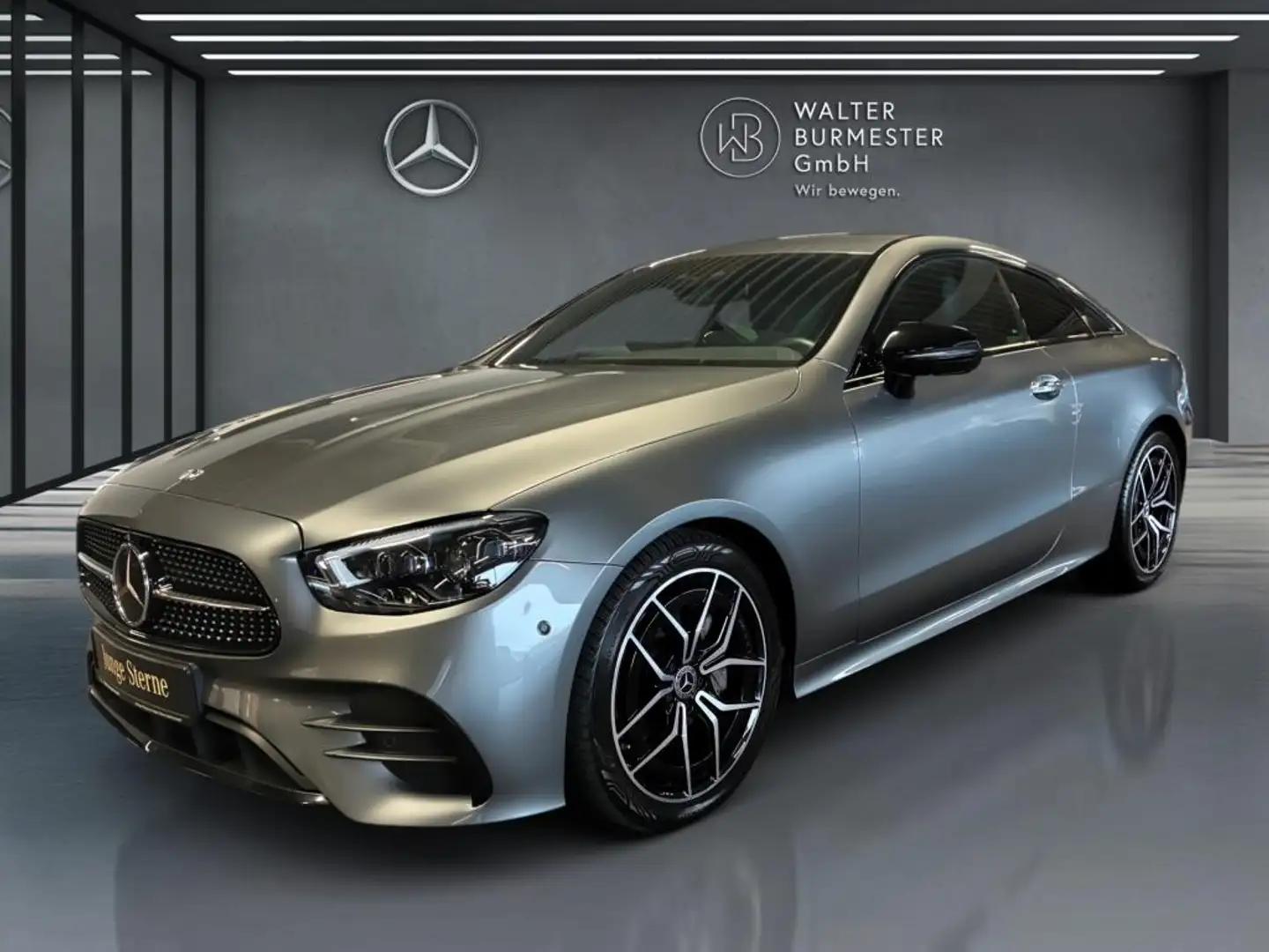 Mercedes-Benz E 220 d Coupé +AMG+Distronic+Keyless+360°+Alarm Grey - 1