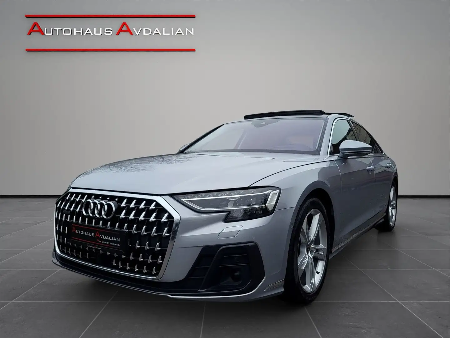 Audi A8 50 TDI qu. DIGITAL-MATRIX|PANO|HUD|B&O|360° Silber - 1
