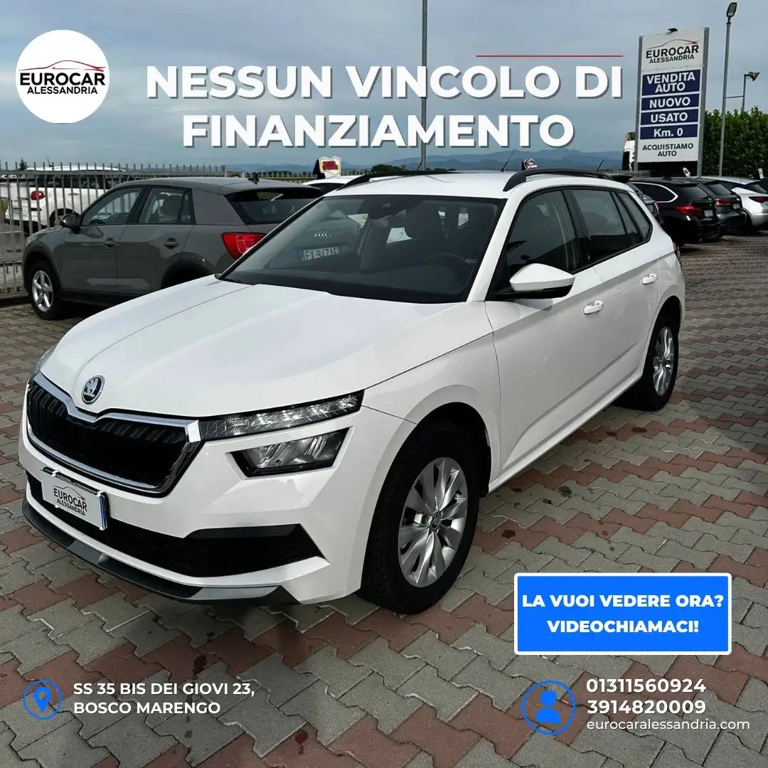 Skoda Kamiq 1.0 tsi Ambition 110cv dsg Weiß - 1