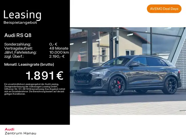Audi RS Q8 performance KERAMIK*B&OADV*CARBON*HUP*SOFT