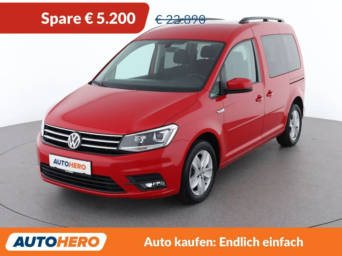 Volkswagen Caddy 1.4 TSI Comfortline BlueMotion Tech Rot - 1