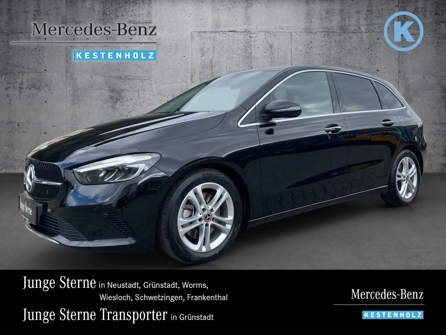 Mercedes-Benz B 220 B 220 4M PROGESSIVE+AHK+KAMERA+KEYL+LENKHZ+EASYP Schwarz - 1