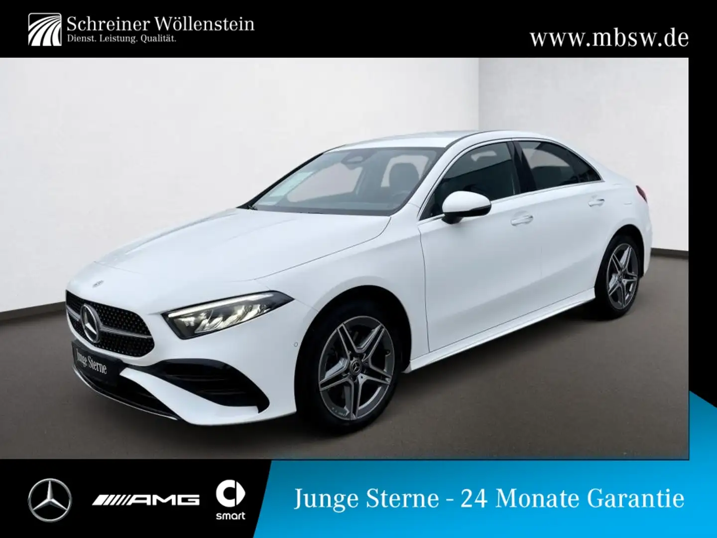 Mercedes-Benz A 250 e Limo AMG-ADV-PLUS*LED*KAMERA*WINTERPAKET Blanc - 1