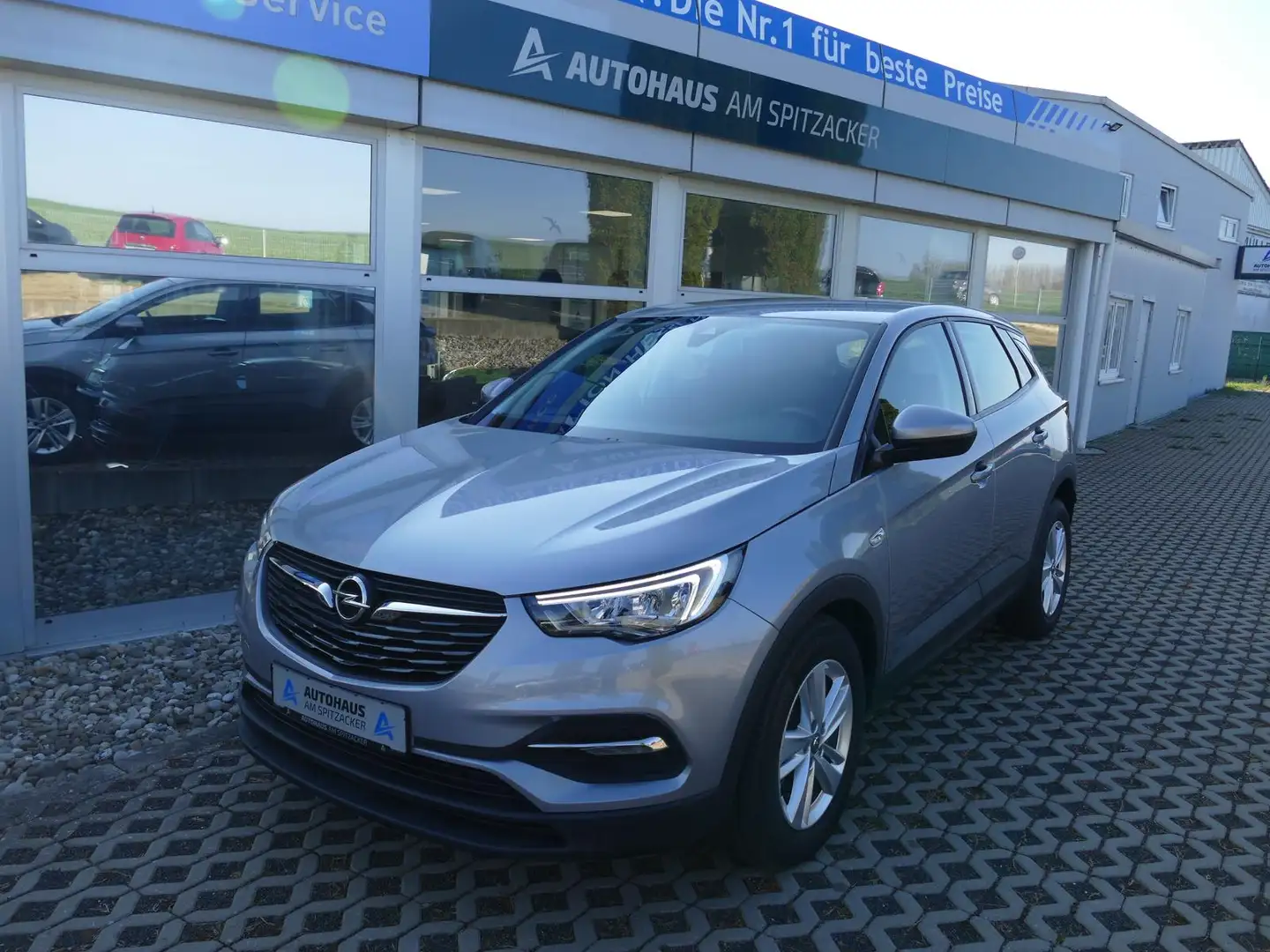 Opel Grandland Edition LED NAVI KAMERA 1.HAND SHZ LHZ Grijs - 2