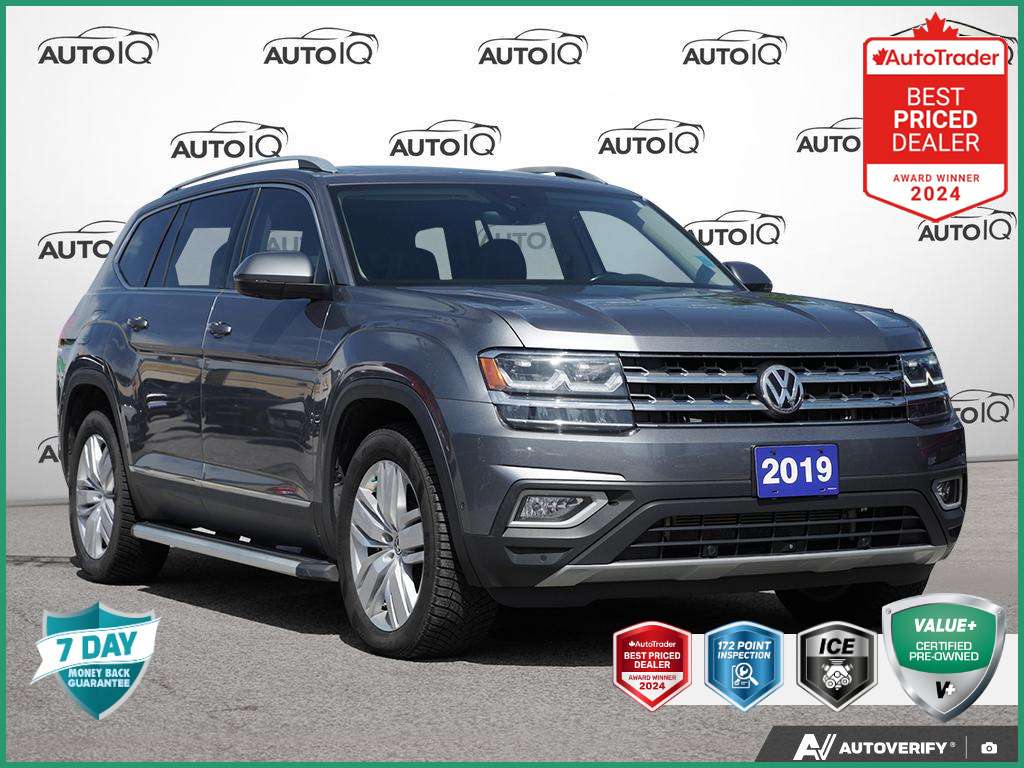 2019 Volkswagen Atlas 3.6 FSI Execline NAVIGATION SYSEM | FRONT DUAL A/C