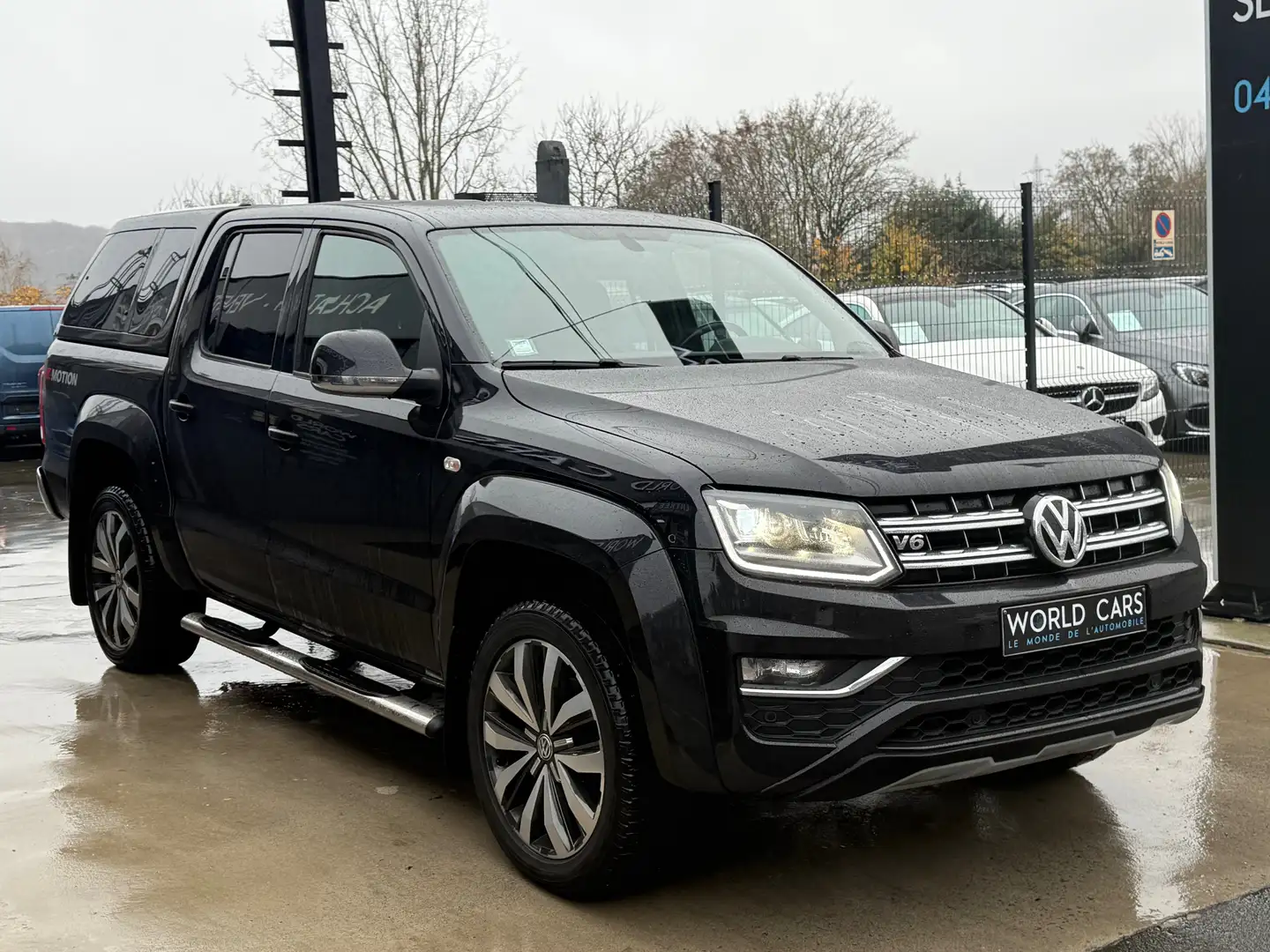 Volkswagen Amarok 3.0 TDi 258CV AVENTURA TVA*BTW HARD-TOP FULL OPT. Noir - 2