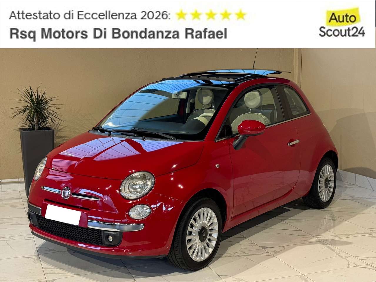 Fiat 500 1.3 mjt 75cv Lounge TETTO APRIBILE - 1 PROPRIETARIO