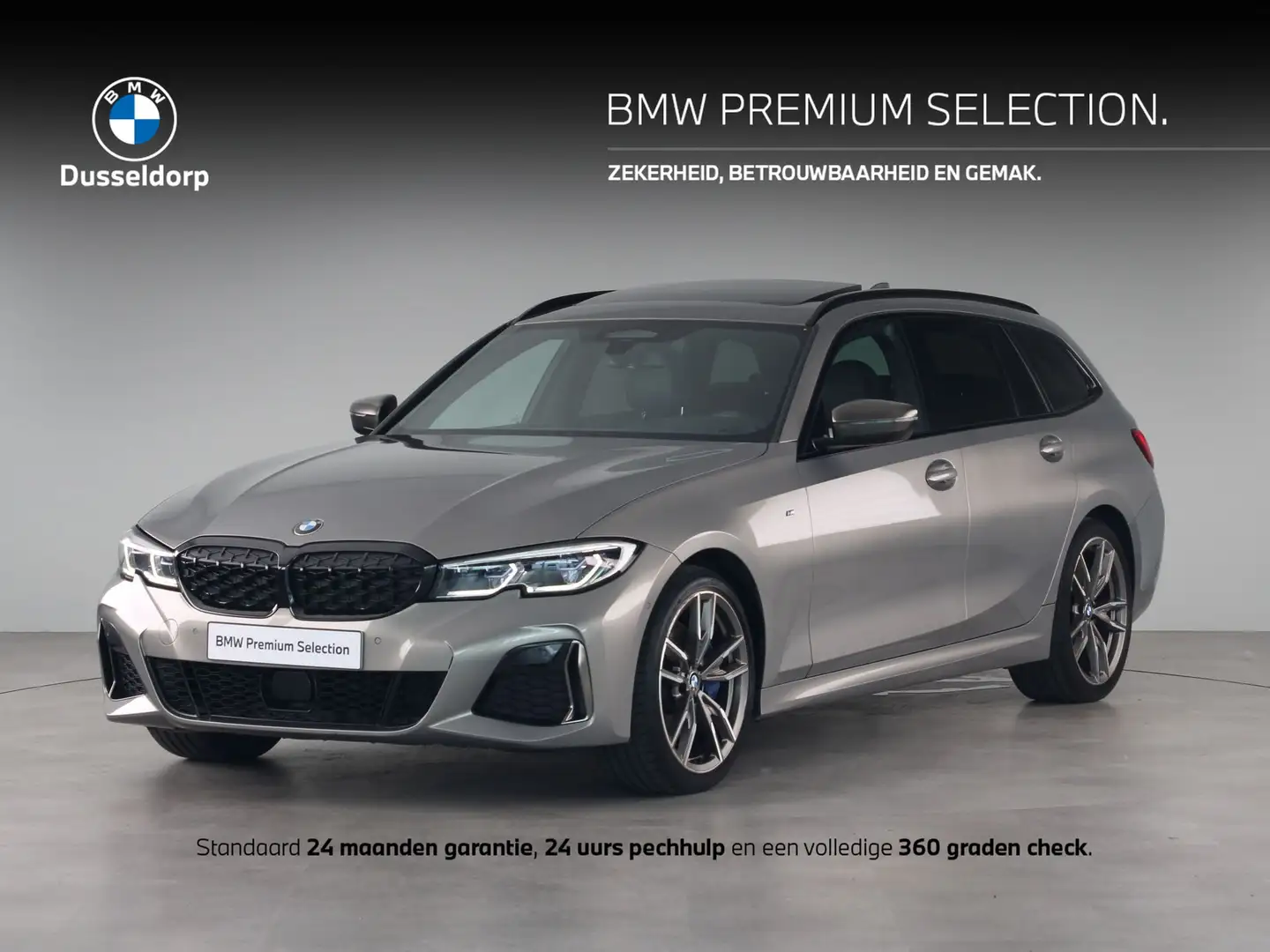 BMW 340 3 Serie Touring M340i xDrive High Executive Grijs - 1