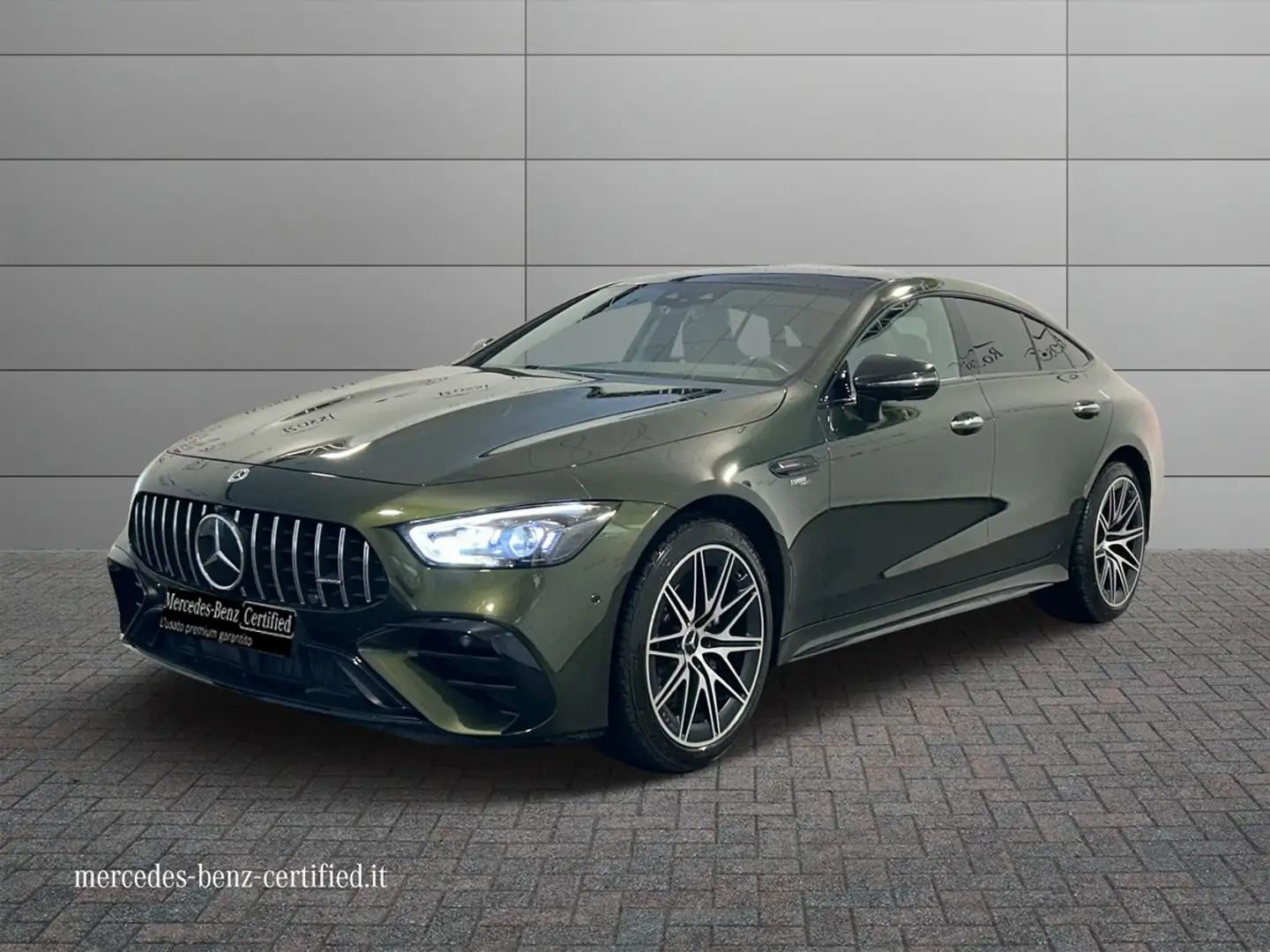 Mercedes-Benz AMG GT coupe 53 mhev (eq-boost) Premium Plus 4matic+ auto Groen - 1