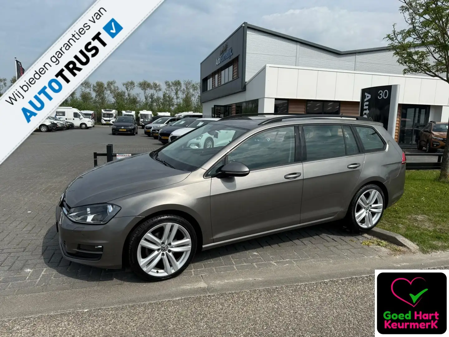 Volkswagen Golf Variant 1.6 TDI Highline 18 inch,Clima,Trekhaak Grijs - 1